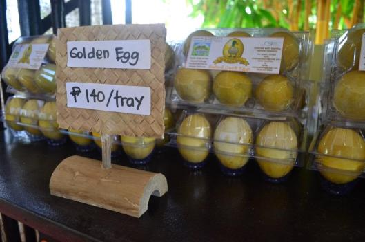 Golden Eggs. Not from golden ducks (Jamie's joke)